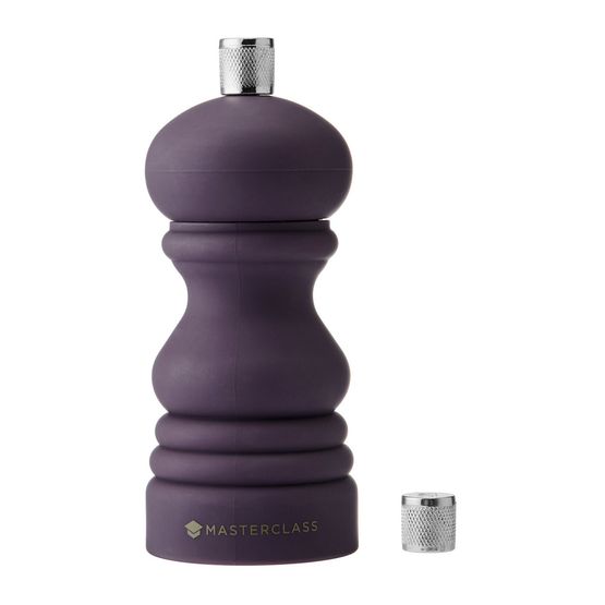 MasterClass Purple Soft Touch Salt Or Pepper Grinder