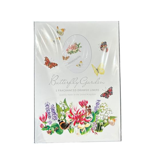 White Rose Aromatics - Butterfly Garden Honeysuckle Drawer Liners