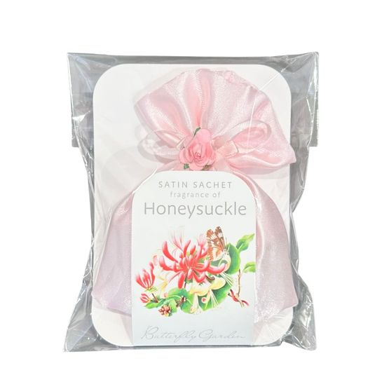 White Rose Aromatics - Butterfly Garden Honeysuckle Fragrant Satin Bag