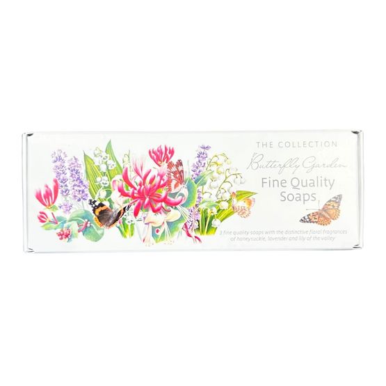 White Rose Aromatics - Butterfly Garden Soap Collection 3 x 30g