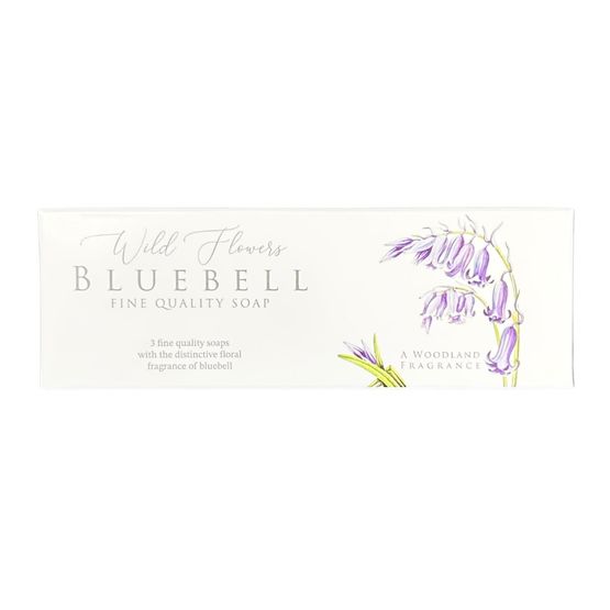 White Rose Aromatics - Wild Flowers Bluebell Soap 3 x 30g