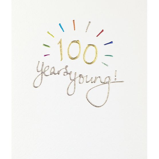 100th Birthday Card