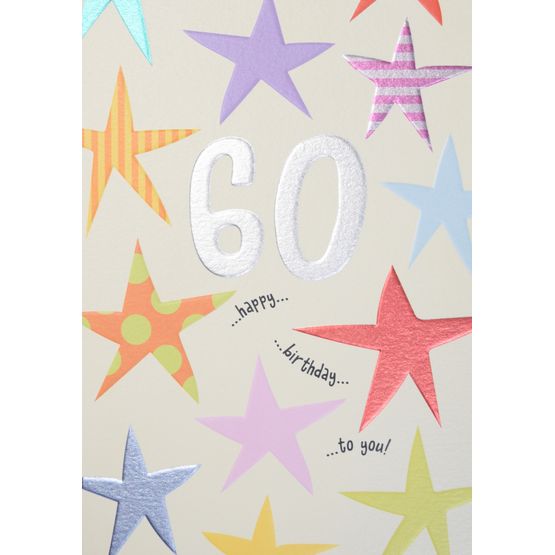 60th Birthday Card