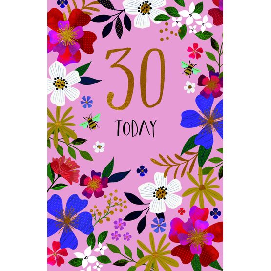 Age 30 Birthday Card
