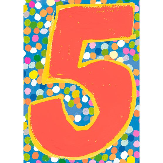 Age 5 Birthday Card