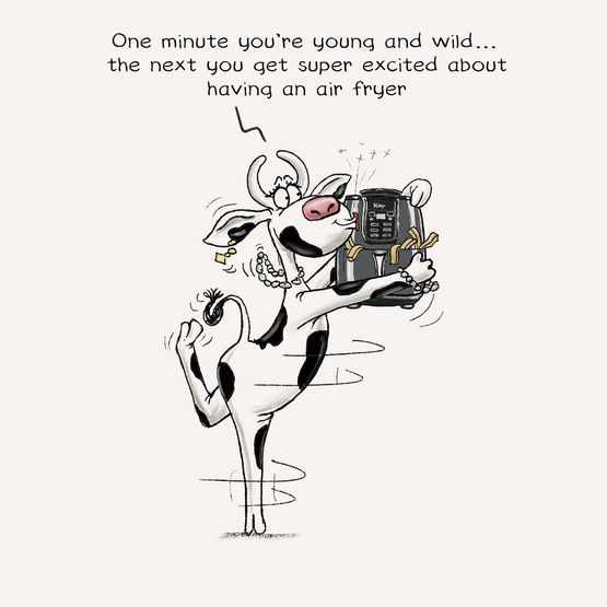 Air Fryer Greetings Card