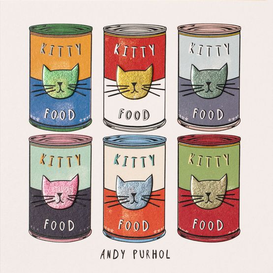 Andy Purhol Greetings Card