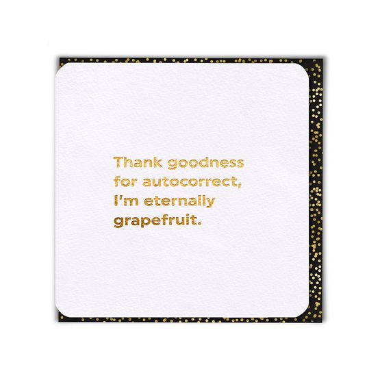Autocorrect Greetings Card