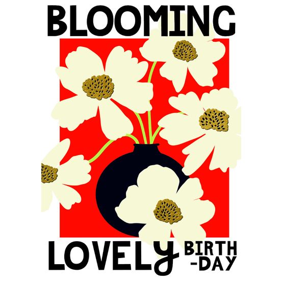 Blooming Lovely Birthday Card