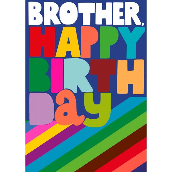 Brother Greetings Card