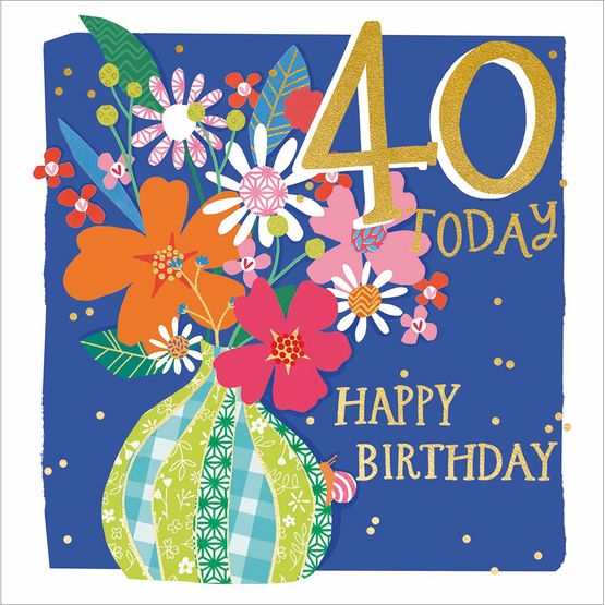 Age 40 Bursting with Joy