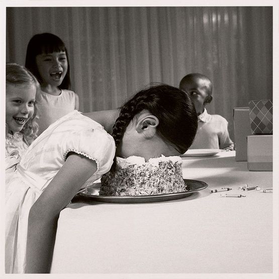 Cake Face Greetings Card