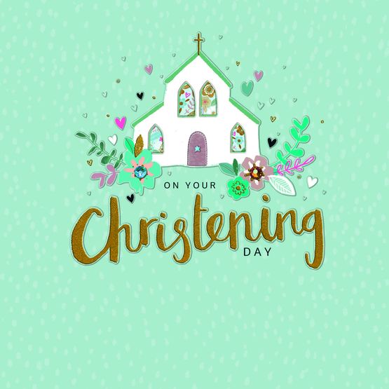 Christening Day Greetings Card