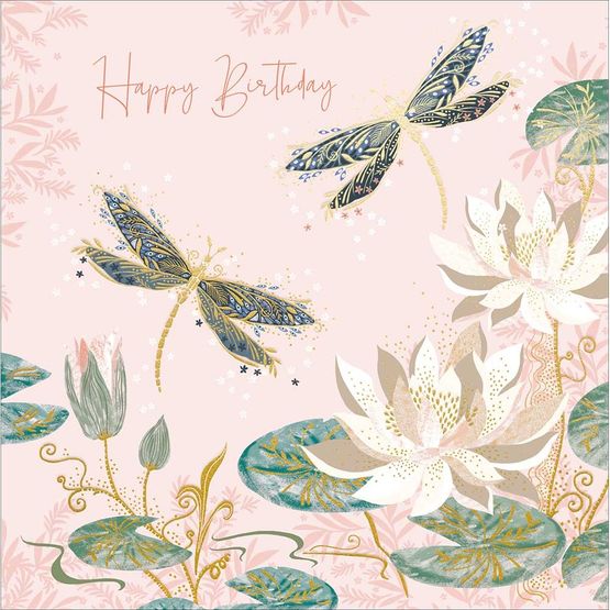 Dancing Dragonflies Greeting Card
