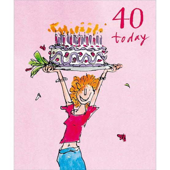Fabulous 40 Greetings Card