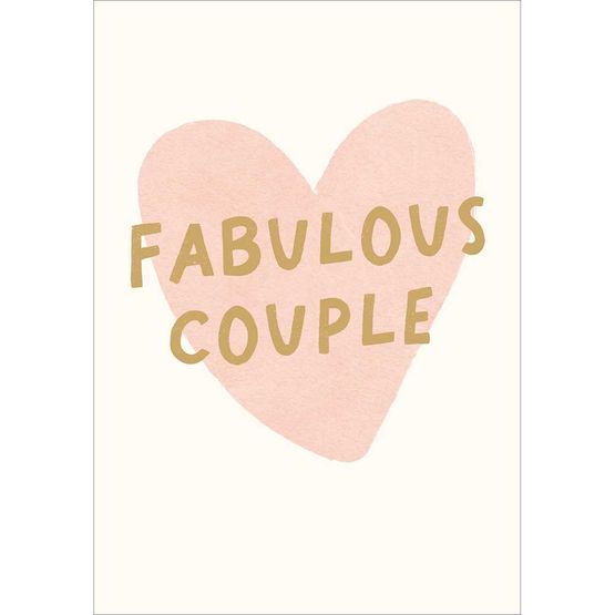 Fabulous Couple Greetings Card