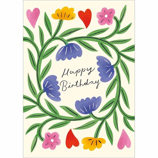 Florals Greetings Card