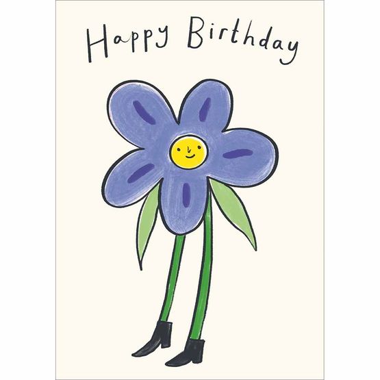 Flower Power Greetings Card