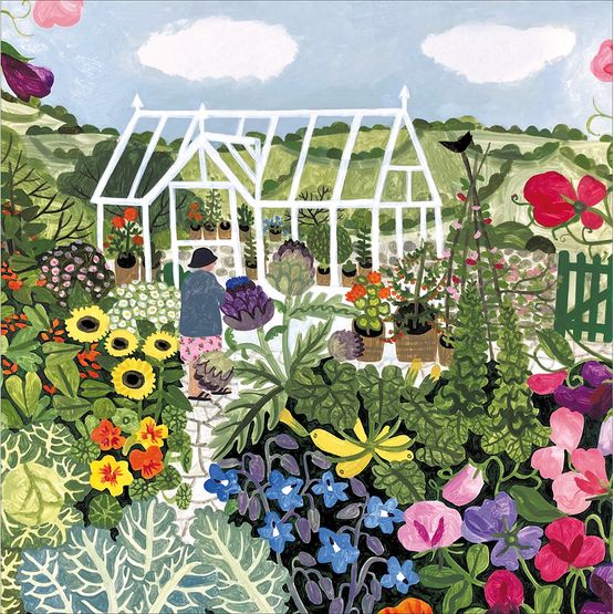 Garden Delight Greetings Card