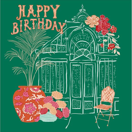 Garden Splendour Greetings Card