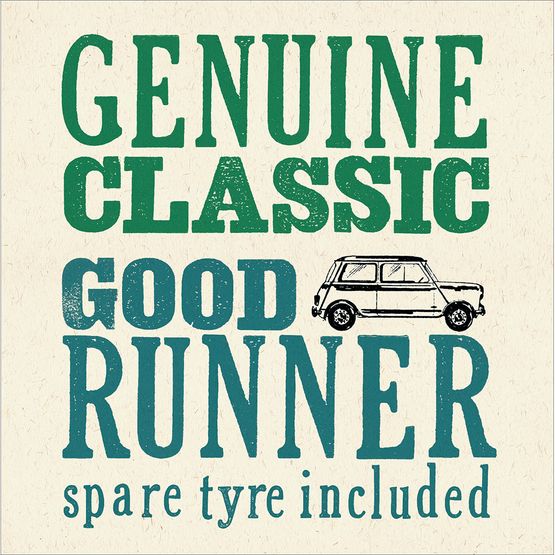 Genuine Classic Greetings Card