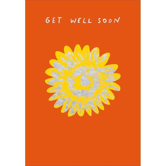 Get Well Soon Greetings Card