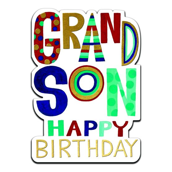 Grandson Greetings Card