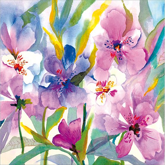 Iris Fields Greetings Card