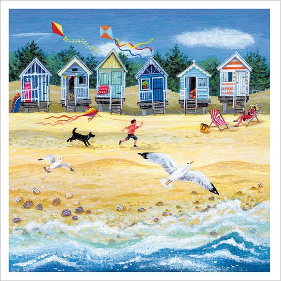 Kite Flying Greetings Card