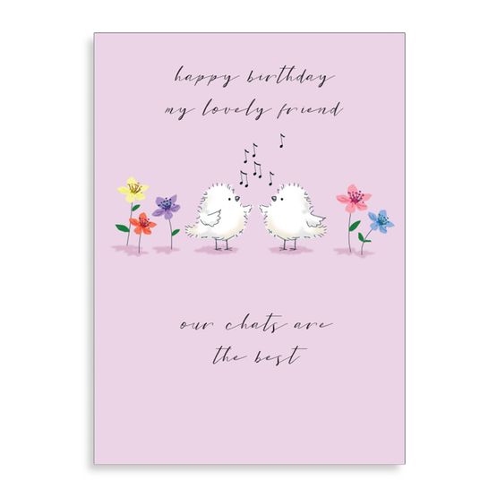 Lovely Friend Greetings Card