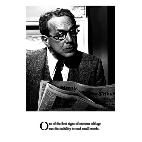 Man Reading Paper Greetings Card