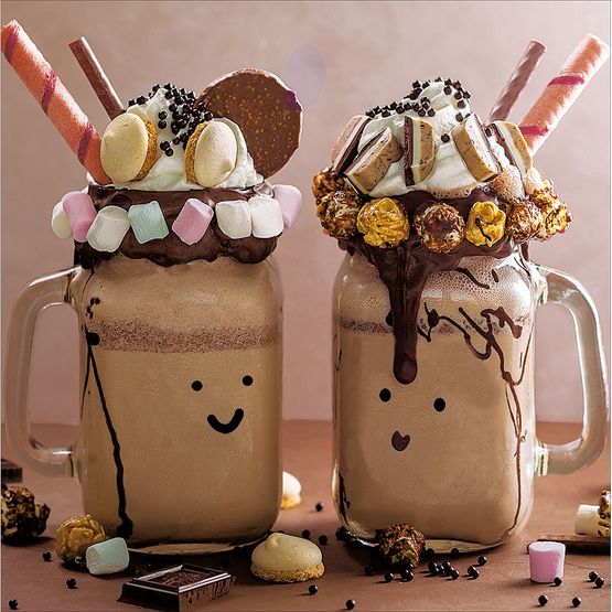 Milkshake Mates Greetings Card