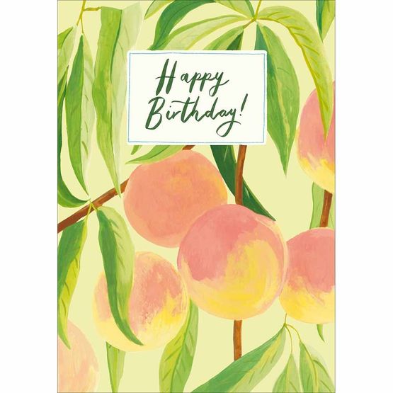 Peaches Greetings Card