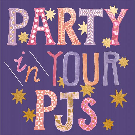 PJ Party Greetings Card