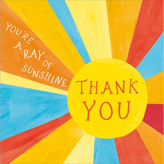 Ray of Sunshine Greetings Card