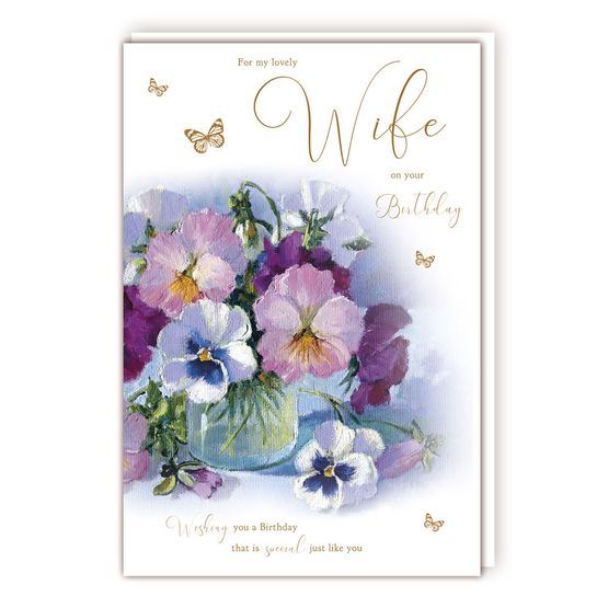 Wife Happy Birthday Greetings Card