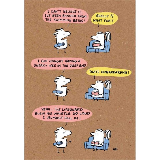 Sneaky Wee Greetings Card