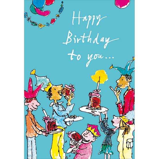 So much cake Greetings Card