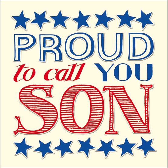 Special Son Greetings Card