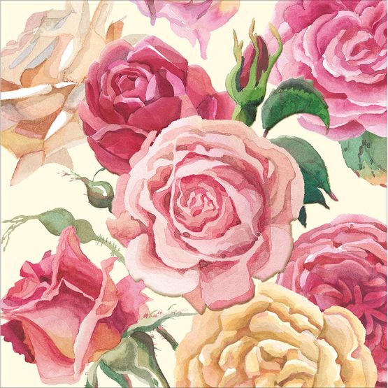 Take Time To Smell The Roses Greetings Card