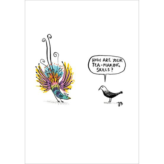 Tea-making Skills Greetings Card