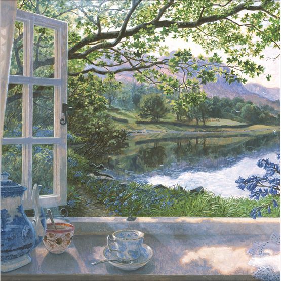The First Bluebells Greetings Card