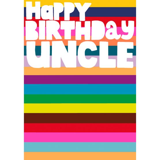 Uncle Greetings Card