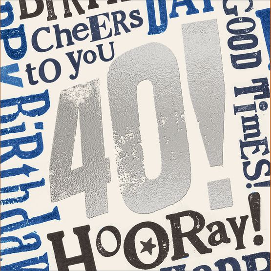 Welcome to the Forties Greetings Card