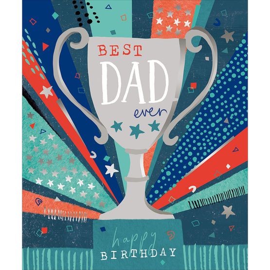 Worlds Best Dad Greetings Card