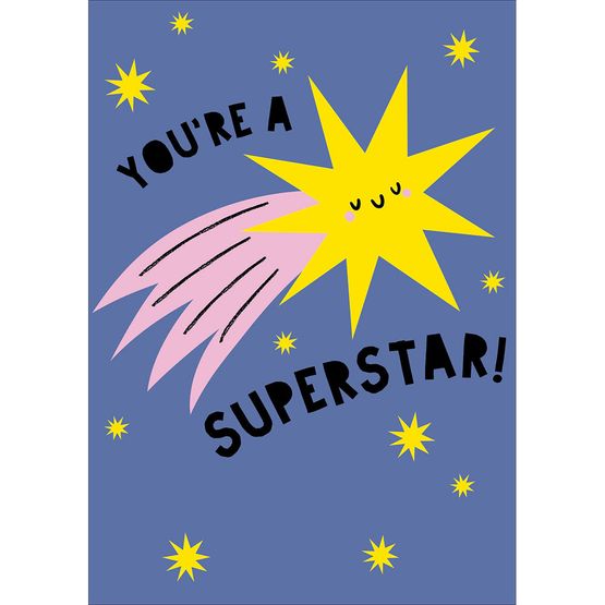 Superstar Greetings Card
