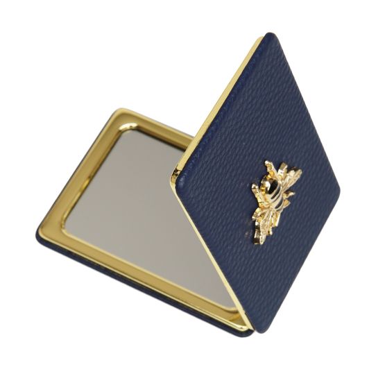 Alice Wheeler London - Oblong Compact Mirror Navy