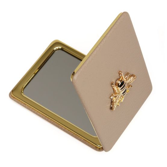 Alice Wheeler London - Oblong Compact Mirror Stone