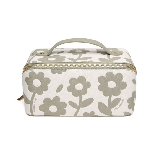 Alice Wheeler London - Train Case Pistachio Floral