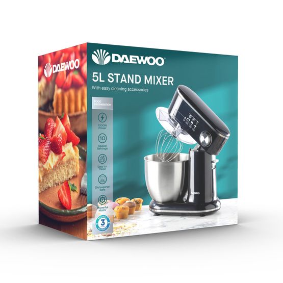 Daewoo - 1200W 5L Stand Mixer